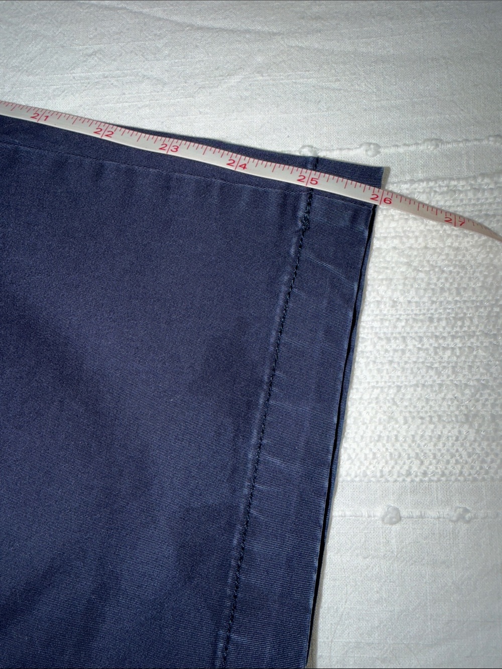 Gap Women's Navy Blue Boyfriend Khaki’s Size 16 - Picture 7 of 9